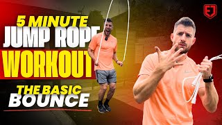 5-Min Jump Rope Workout The Basic Bounce Perfect For Beginners Jump Rope