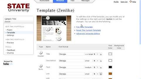 Foliotek Presentation - Classic Portfolio