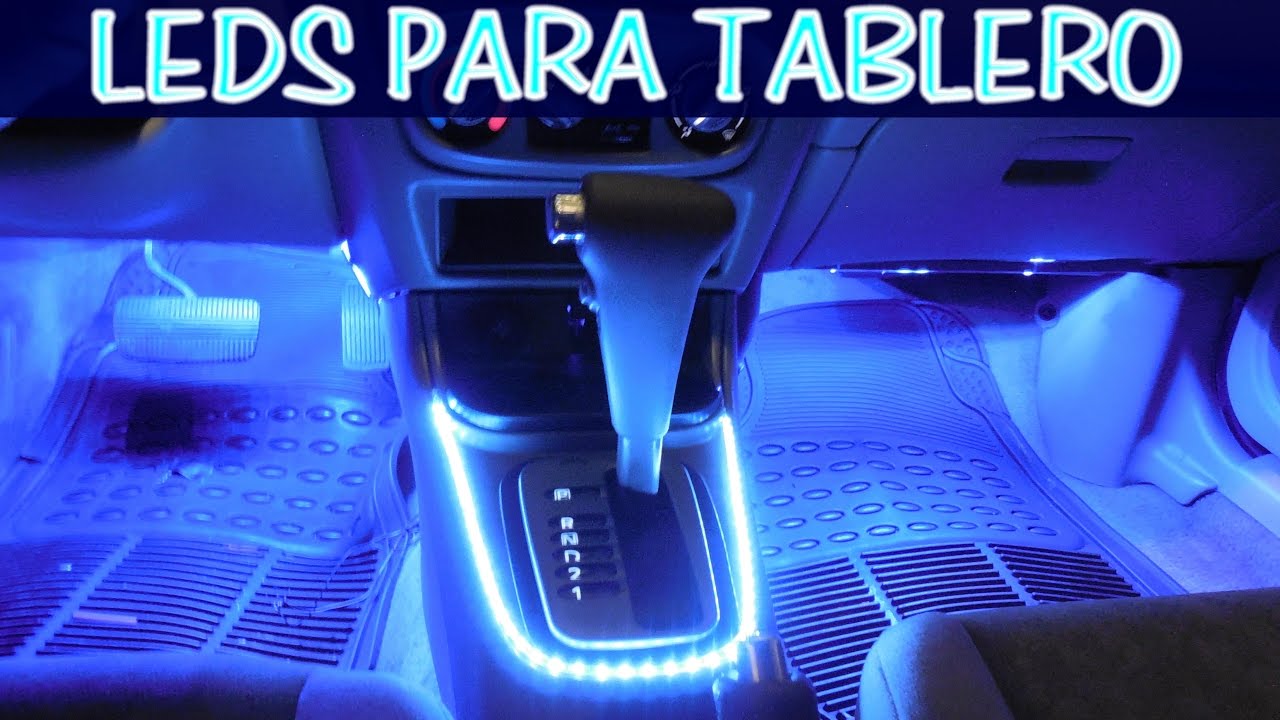 Como instalar tiras led para tablero delgadas (sincronizadas con las luces  del tablero) 