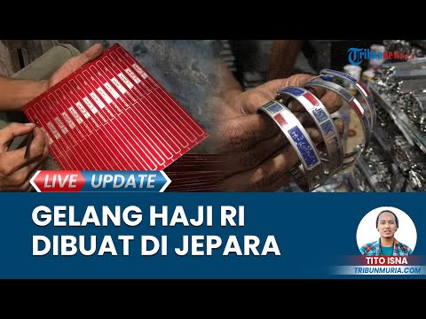 Pria Asal Bakalan Jepara Dipercaya Kemenag untuk Membuat Gelang Penanda Para Jemaah Haji Indonesia