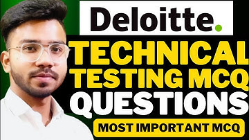 Deloitte NLA Technical Questions | Deloitte Testing MCQ Questions