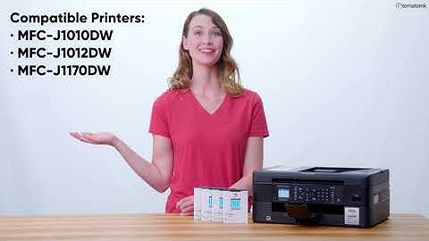 Brother MFC-J1010DW Ink Cartridges Installation Guide