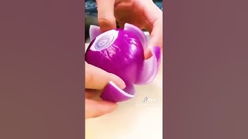 Làm hoa sen bằng củ hành #kheotayhaylam #lotus #monchayngon