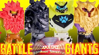 NEW Akedo Warriors Beast Strike Battle Giants Unboxing + Bonus Mega Treasure X Micro Playset