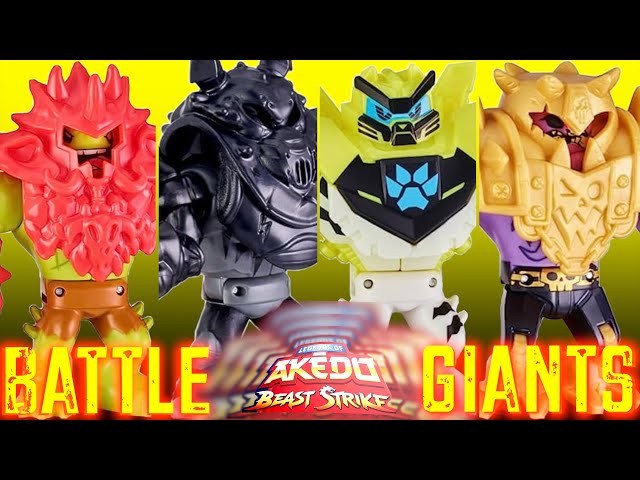 NEW Akedo Warriors Beast Strike Battle Giants Unboxing + Bonus