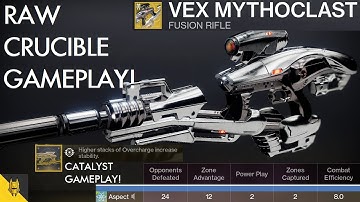 Destiny 2: Crucible - VEX MYTHOCLAST FEELS AMAZING! | Raw Control Gameplay! (Season of the Splicer)