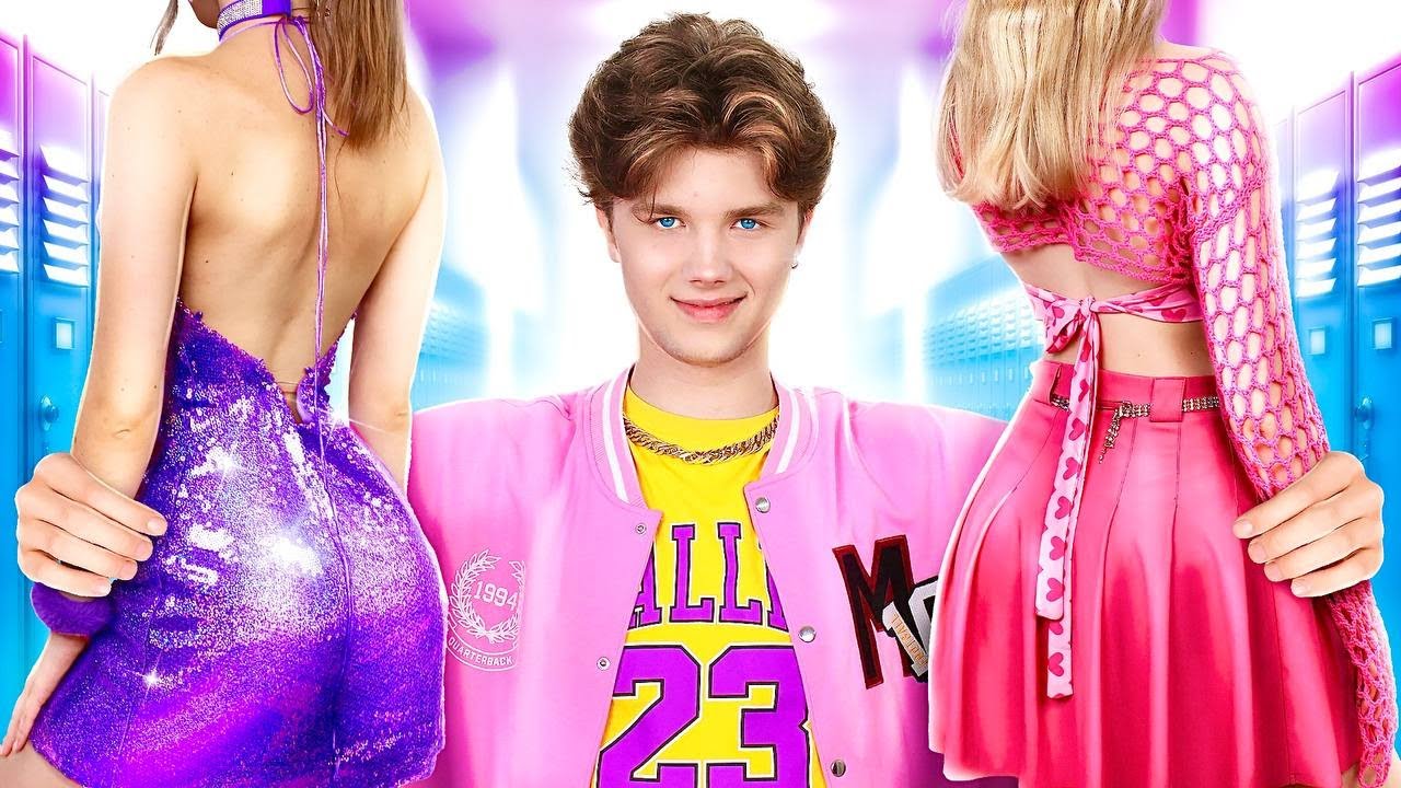 Menino Preso em Uma Escola Só Para Meninas! Se Eu Fosse o Único Garoto em Uma Escola Esquisita