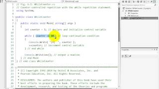 Celebrity lesson06 01 Essentials of Counter Controlled Repetition Profile