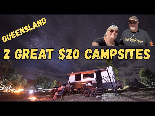 Theresa Creek Dam & Pete’s Place. Two great low cost Queensland camps.