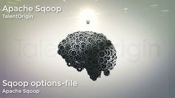 Apache Sqoop: Options File