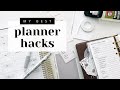 My Best Planner Hacks // 15 tips to help your planning be more productive and efficient