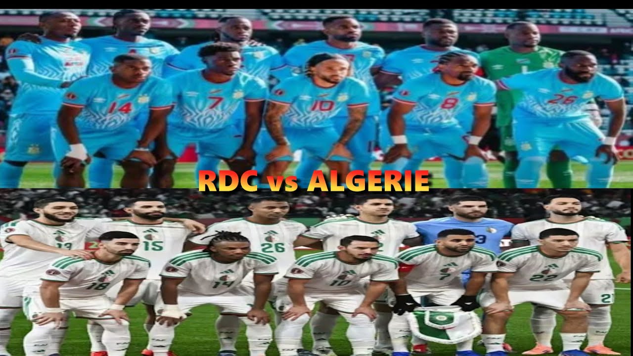 EN DIRECT RDC VS ALGERIE - YouTube
