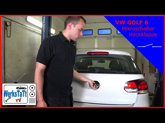 ▻VW Golf 6◅ Heckklappe öffnet nicht?! Mikroschalter wechseln!  ◢WERKSTATT-TV◣ 