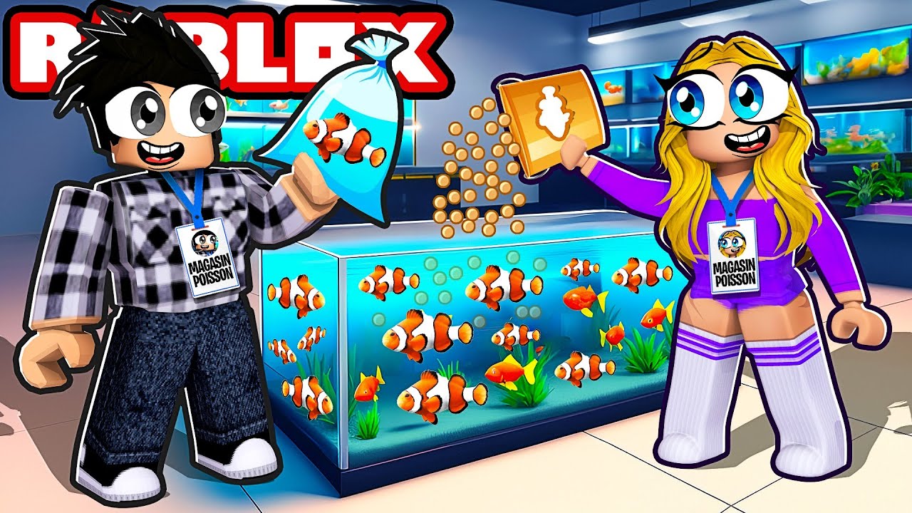 Nous avons ouvert un Magasin de Poissons 🐟 (Roblox Fish Store Tycoon)