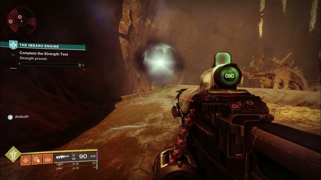 Destiny 2 The Imbaru Engine: How to solve Strength Test puzzle - YouTube