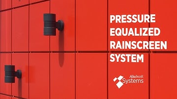 Pressure Equalized Rainscreen System (PER)