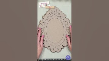 Making a frame with greyboard and the scanNcut! #craft #scanncut #scanncuttips