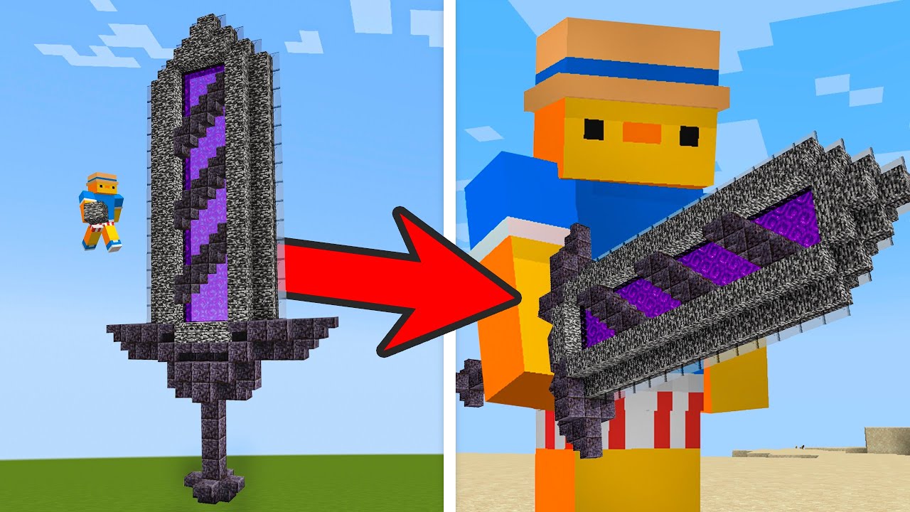 CONSTRUÇÕES VIRAM ITENS NO MINECRAFT