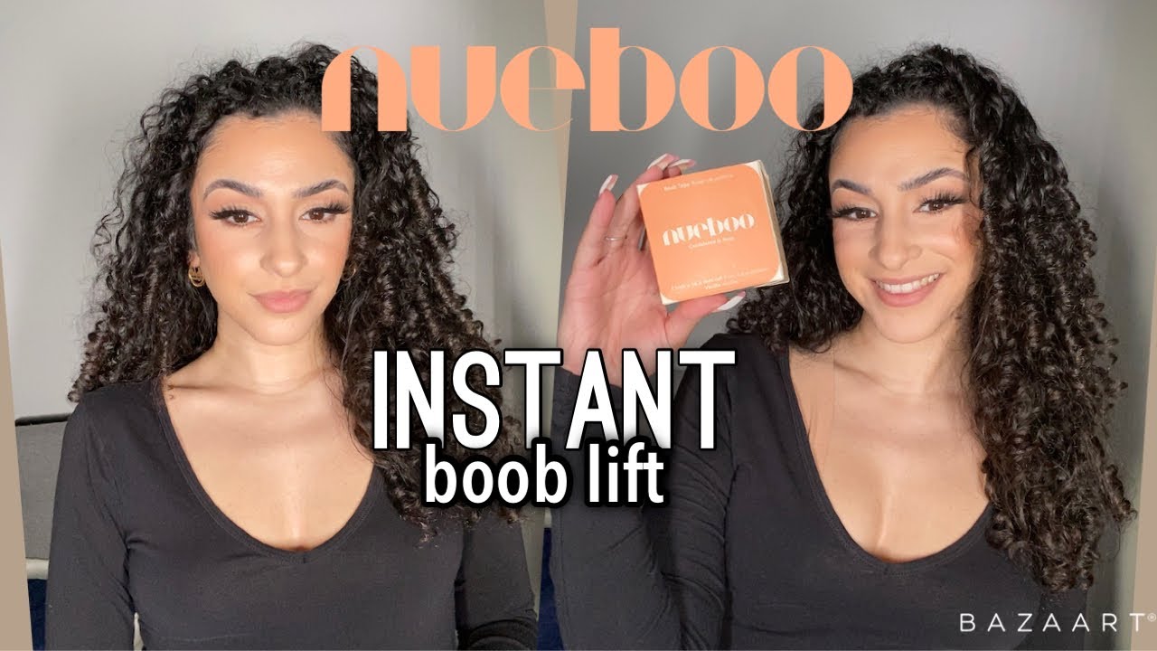 NUEBOO Boob Tape Review on Small Chest