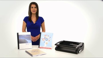 Manufacturer Video of the GBC CombBind C20 Binding Machine