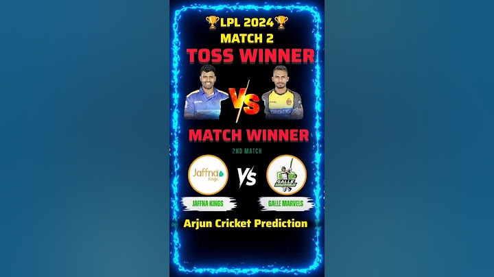 LPL 2024 Match 2 Jaffna Kings Vs Galle Marvels Toss & Match Prediction #lpl2024 #jaffnavsgalle
