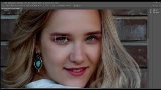 Как сделать коррекцию кожи и макияж в программе Фотошоп screenshot 4