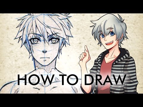 How To Draw Male Manga Character Youtube