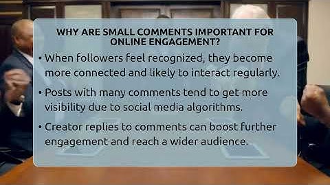 Why Are Small Comments Important For Online Engagement? - Everyday-Networking