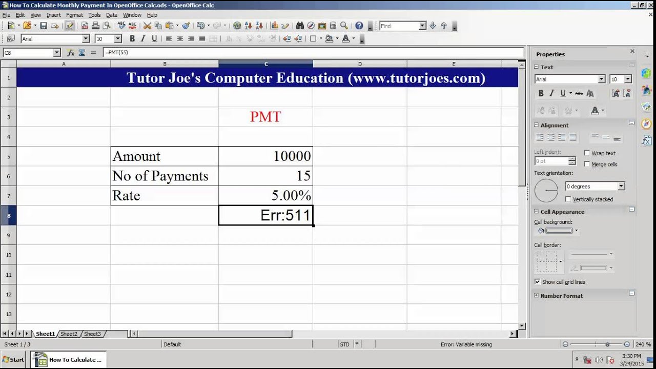 in openoffice calculate difference time