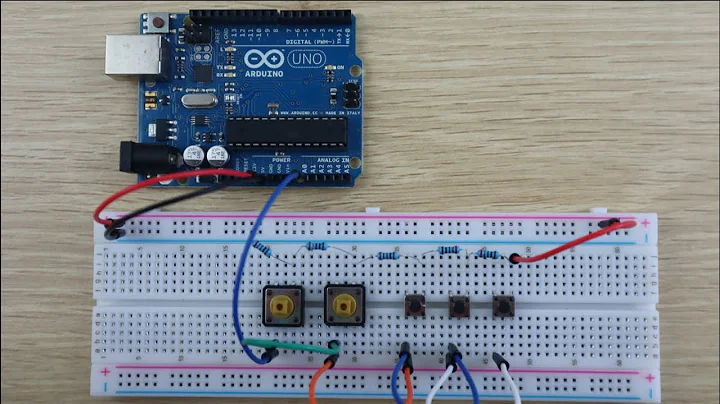 How To Connect Multiple Pushbuttons To One Arduino Input