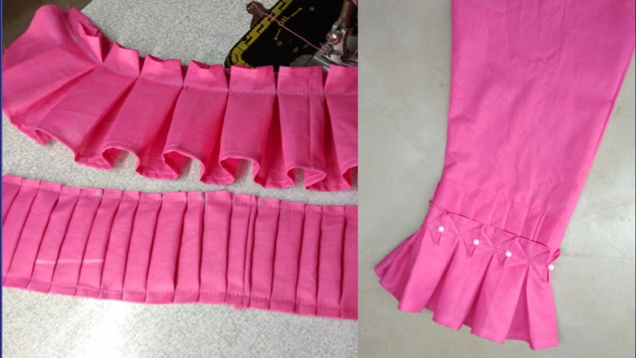 Best of Best Frill with Box Plate Sleeves Design Cutting & Stitching