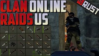 CLAN ONLINE RAIDS US!!! - Rust