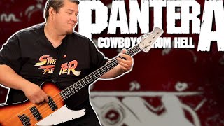 Video thumbnail of "[BASS COVER] Pantera - Cowboys from Hell"