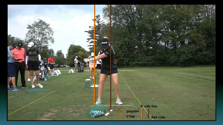 Stephanie Meadow Golf Swing Down Line / Face On Vi...
