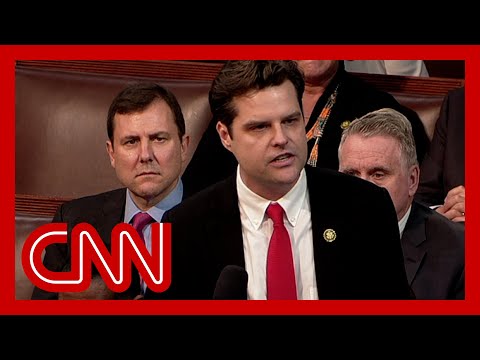 Watch Rep. Matt Gaetz nominate Rep. Jim Jordan for House Speaker