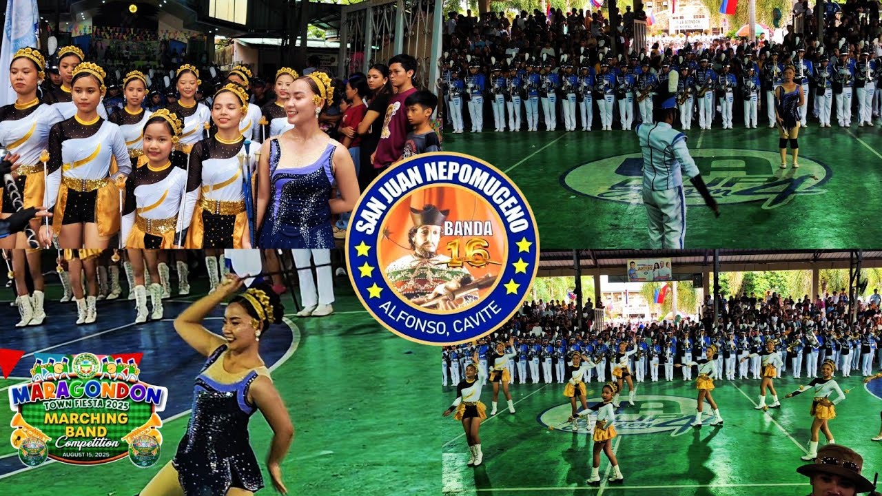 Banda 16 San Juan Nepomuceno | Maragondon Town Fiesta 2025 | Group & Solo Majorette Exibition 
