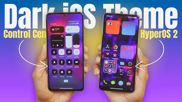 Dark iOS Theme & New Control Center for HyperOS 2.0  🚀 Install on Xiaomi, Redmi, & POCO Phones ✅