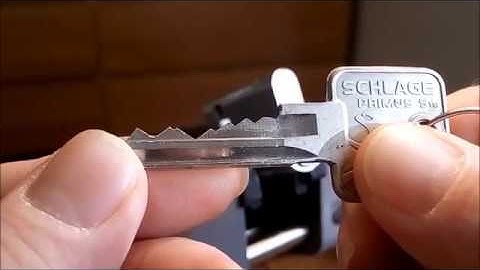 Schlage PRIMUS S picked