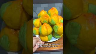 Traditional Chinese peach buns! #buns #foodculture #culturalheritage