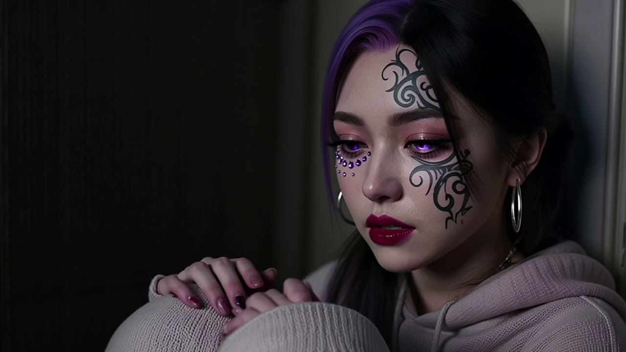 【AI-Music】AIシンガー KaguyA | Breath without sound (Lyric Video)