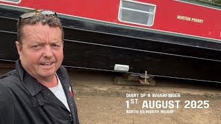 Diary of a wharfinger: THE NARROWBOAT THAT JAMES BUILT RETURNS TO THE WHARF!!
