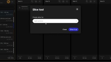 Slice brackets by rounds with Smoothcomps new slice tool