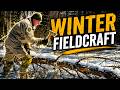 TIER 2 Survival Belt Kit &amp; TIER 3 Pack in Real Use ~ Winter Fieldcraft