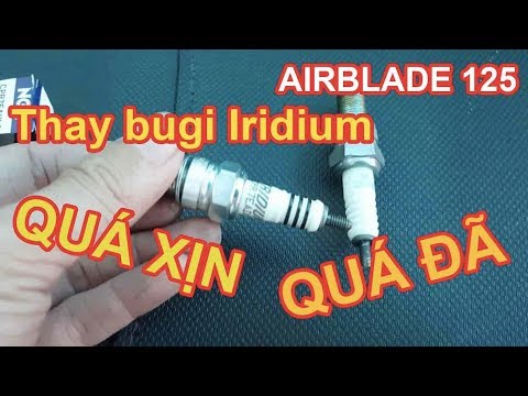 Video Thay bugi Iridium cho AB 125 không cần mở dàn áo chỉ 5... - youtube