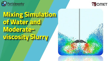 Mixing Simulation of Water and Moderate-Viscosity Slurry [Particleworks]