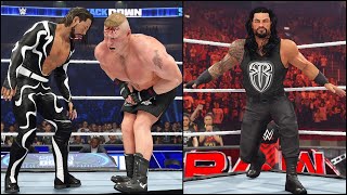 WWE 2K24 Gauntlet Survival Match Roman Reigns Brock Lesnar Rock Shinsuke Nakamura Aj Styles Logan