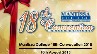 Graduation 2018 - Mantissa College