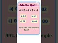 solve | Math Quiz #shorts  #ssc #mathquiz  #puzzles #simplification