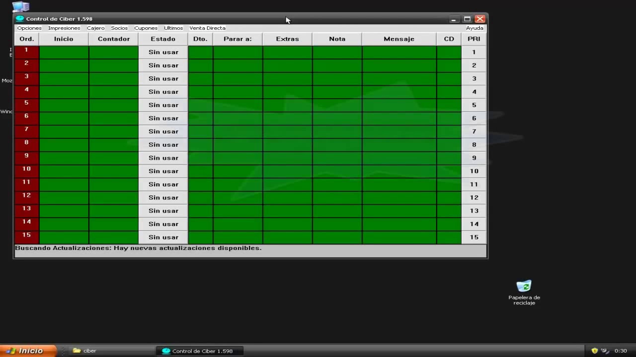 configurar Control Ciber PASO 1