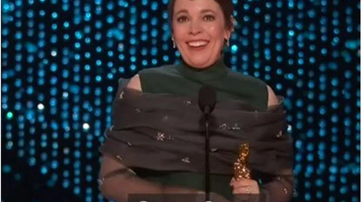 Olivia Colman: 'This is hilarious, I've got an Oscar!'